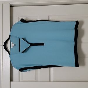 Beautiful blue and black top